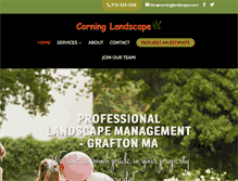 Tablet Screenshot of corninglandscape.com